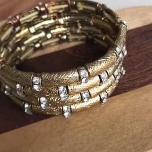 Pave stretch bracelet vintage